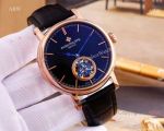 Copy Patek Philippe Calatrava Flying Tourbillon Watch Rose Gold